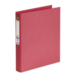 Marbig Binder A4 Pe 2 D-RING 25mm Coral (Each)