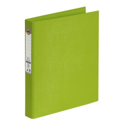 Marbig Binder A4 Pe 2 D-RING 25mm Lime (Each)