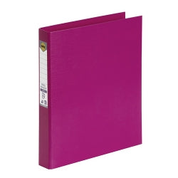 Marbig Binder A4 Pe 2 D-RING 25mm Pink (Each)