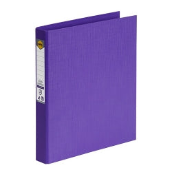 Marbig Binder A4 Pe 2 D-RING 25mm Purple (Each)