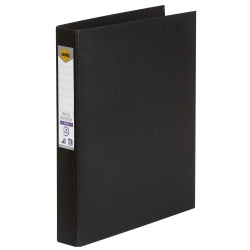 Marbig Binder A4 Pe 4 D-RING 25mm Black (Each)