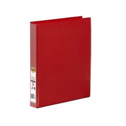 Marbig Binder Insert A4 Clearview 2 D-RING 25mm Red (Each)