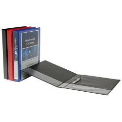 Marbig Binder Insert A4 Clearview 2 D-RING 38mm Blue (Each)