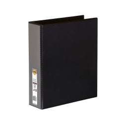 Marbig Binder Insert A4 Clearview 2 D-RING 50mm Black (Each)