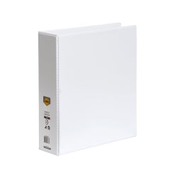Marbig Binder Insert A4 Clearview 3 D-RING 50mm White (Each)