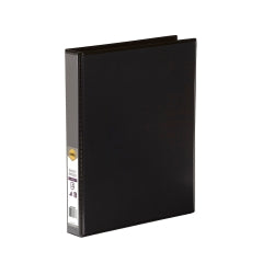Marbig Binder Insert A4 Clearview 4 D-RING 25mm Black (Each)