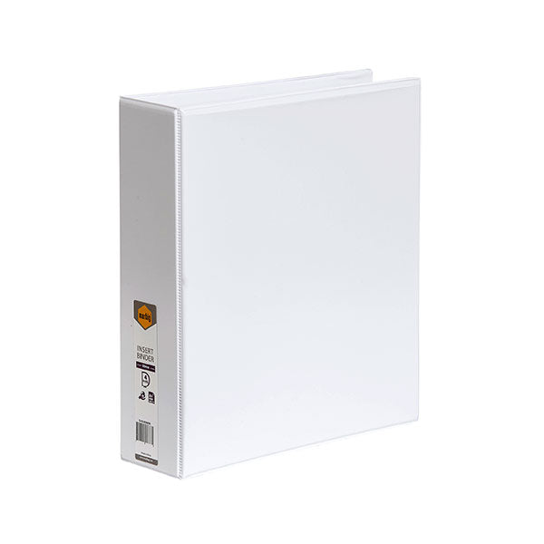 Marbig Binder Insert A4 Clearview 4 D-RING 50mm White (Each)