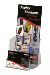 Brochure Holder Deflecto Dl With Business Card Holder (Each)