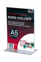 Deflecto Double Sided Document Holder A5 Portrait 47901 (Each)