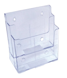 Brochure Holder Deflecto A4 2 Pocket 2 Tier Clear (Each)