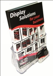 Brochure Holder Deflecto A4 With Business Card Holder (Each)