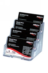 Business Card Holder Deflecto 4 Compartments (Each)