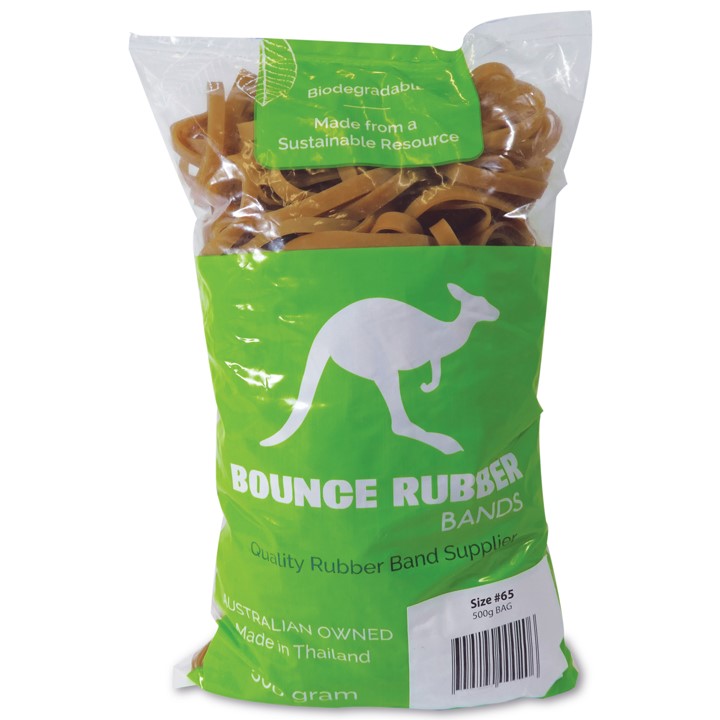 Rubber Bands Bounce 500gm Size 65 (Each)