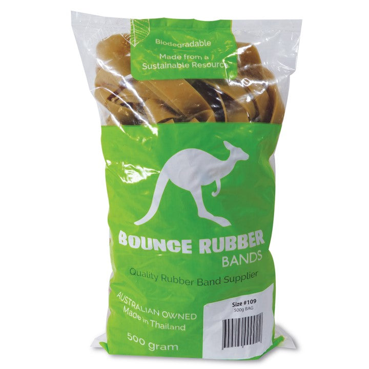 Rubber Bands Bounce 500gm Size 109 (Each)
