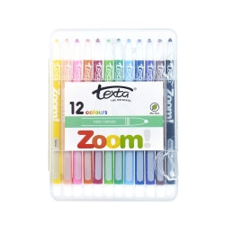 Texta Crayons Zoom Twist Hard Case PK12 (Each)