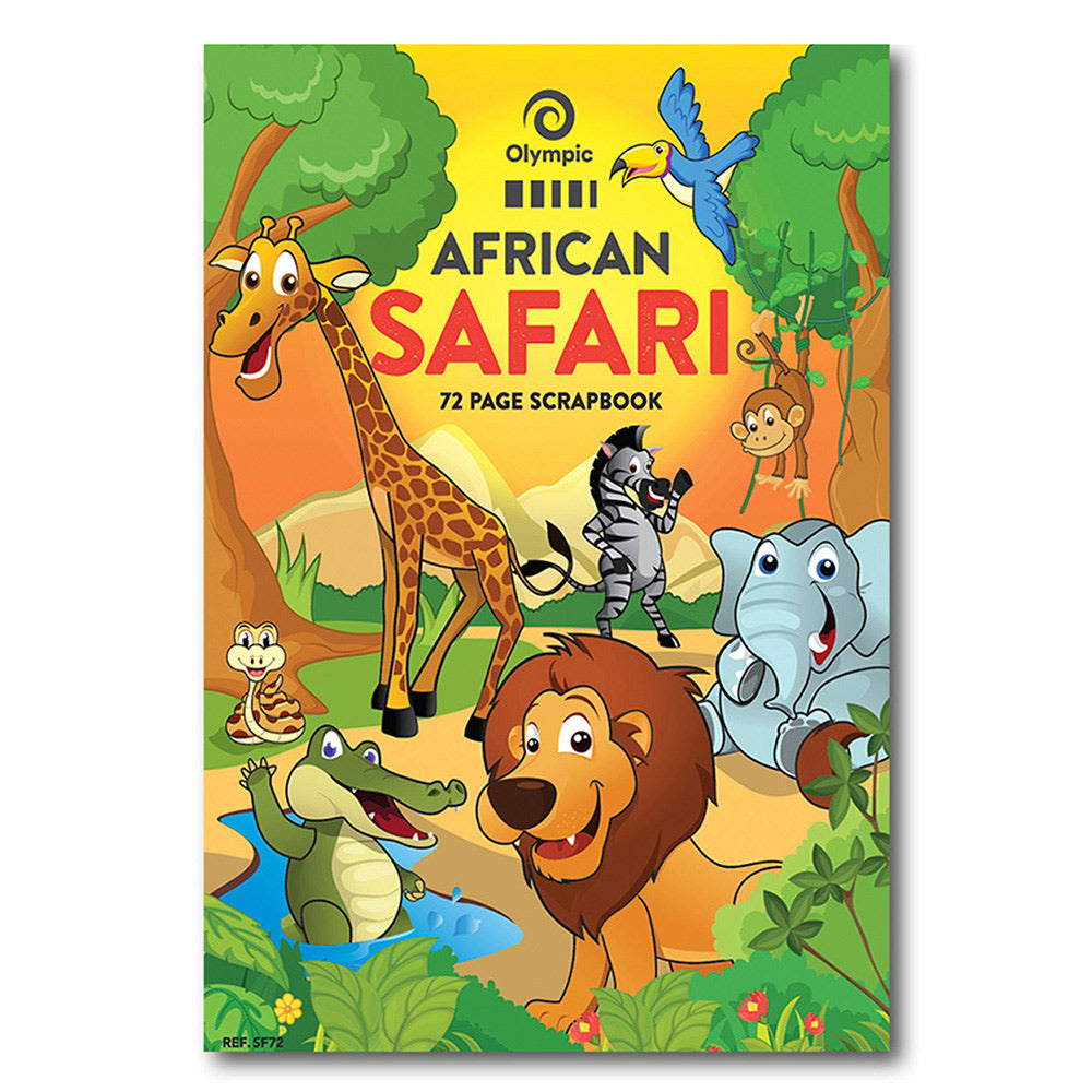 Olympic Scrapbook African Safari 80GSM 335x240mm 72-page (Pack 10)