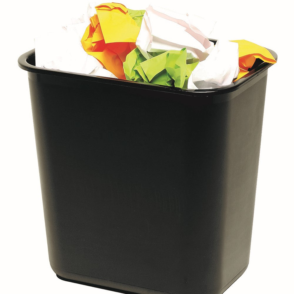 Marbig Waste Bin 12L Enviro Black (Each)