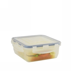 Italplast Food Container 800ML Air Lock Clear (Each)