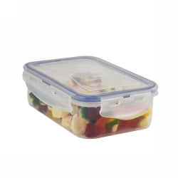 Italplast Food Container 890ML Air Lock Clear (Each)