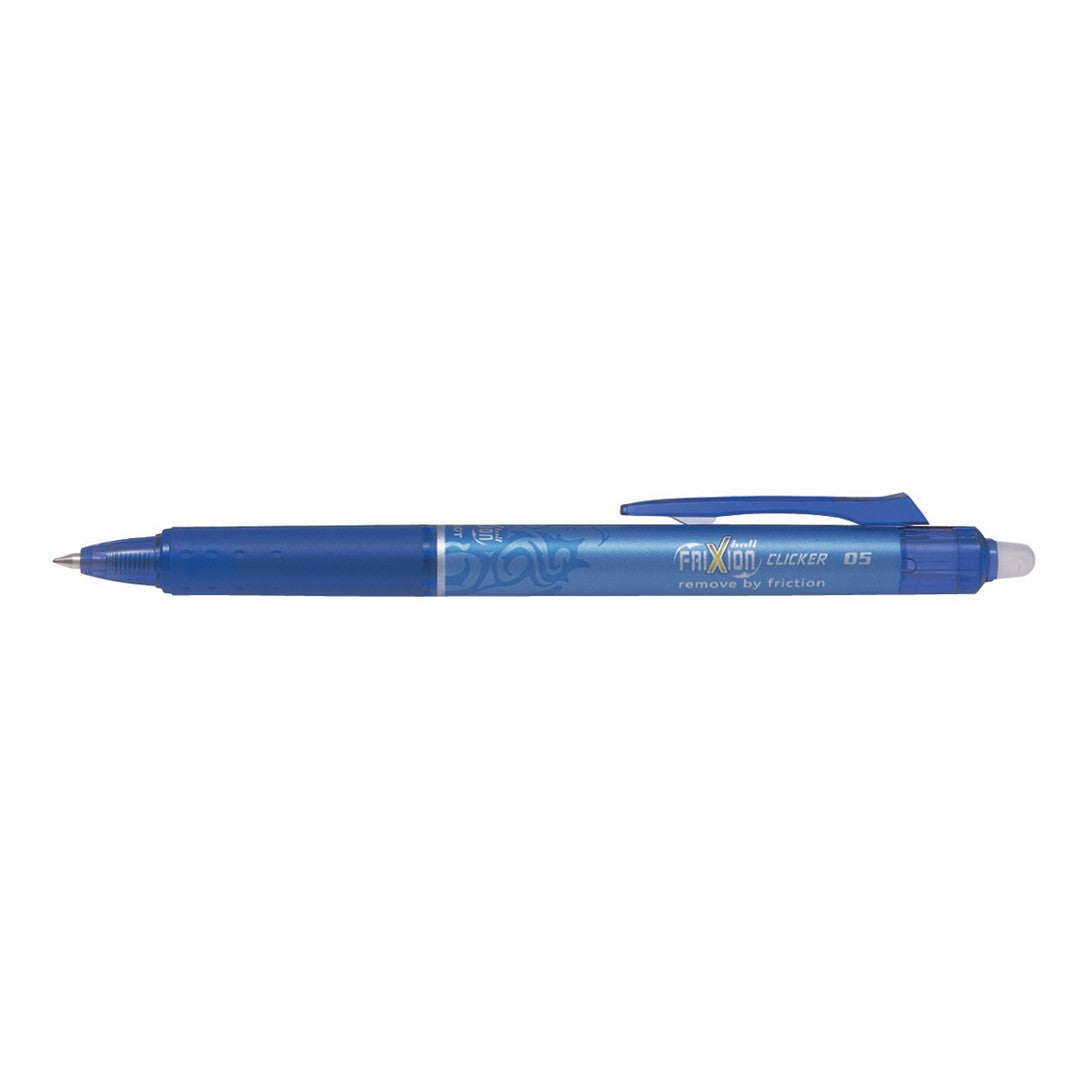 Pilot Pen 0.5mm Frixion Clicker Extra Fine Blue (Box 12)