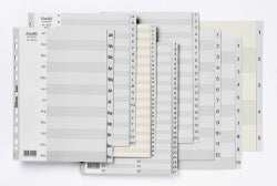 Bantex Dividers A4 PP Grey A-Z (Each)