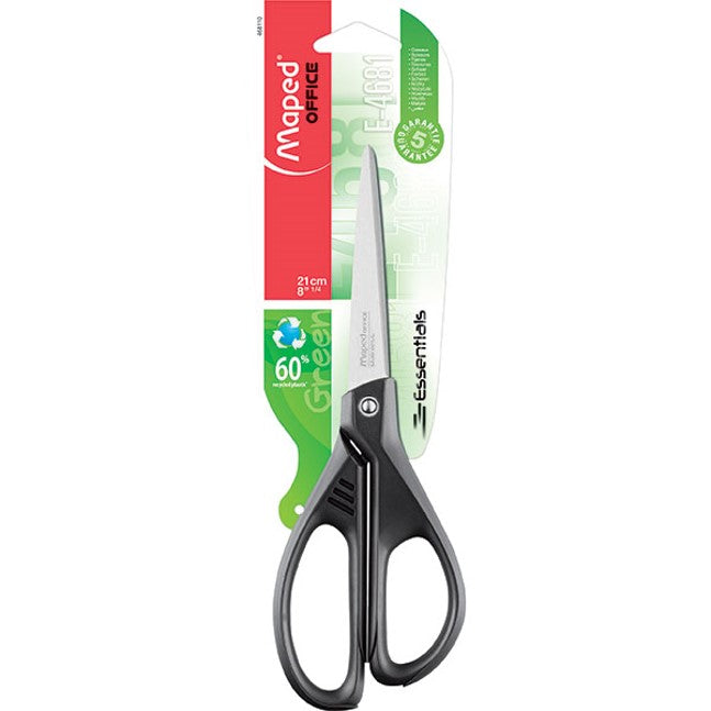 Maped Scissors 21CM Essential Green Hs (Each)