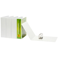 Marbig Lever Arch A4 Clearview Insert Cover White (Each)