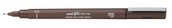 Uni Pen Pin 0.5mm Fineliner Sepia (Box 12)
