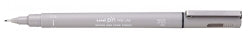 Uni Pen Pin 0.5mm Fineliner Light Grey (Box 12)