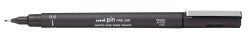Uni Pen Pin 0.5mm Fineliner Dark Grey (Box 12)