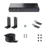StarTech.com 16-Port Industrial USB 3.0 Hub 5Gbps, Metal, DIN/Surface/Rack Mountable, ESD Protection, Terminal Block Power, up to 120W Shared USB Charging, Dual-Host Hub/Switch