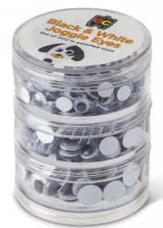 Joggle Eyes Black And White Assorted SET400 (Each)