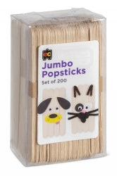 Popsticks Jumbo Natural PK200 (Each)