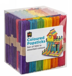 Popsticks Construction Coloured PK300 (Each)
