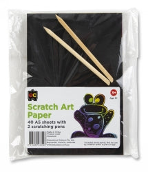 Scratch Art Paper A5 PK40 (Each)