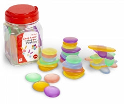 Rainbow Pebbles Junior Clear Jar 36 (Each)