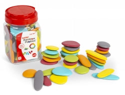 Rainbow Pebbles Junior Earth Colours Jar 36 (Each)