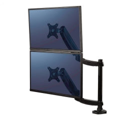 Fellowes Monitor Arm Platinum Series Dual Stacking Black (Each)