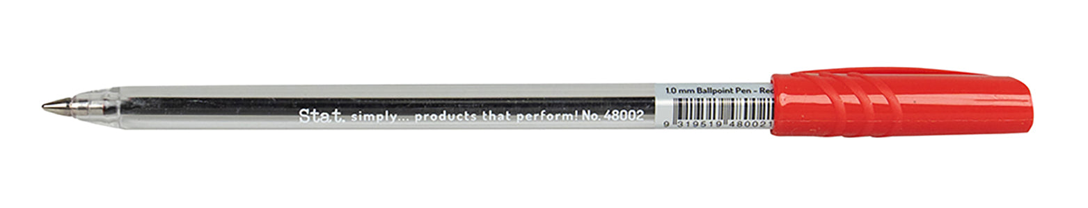 Staedtler Pen 1.0mm Ballpoint Medium Red Bx12 (Box 12)