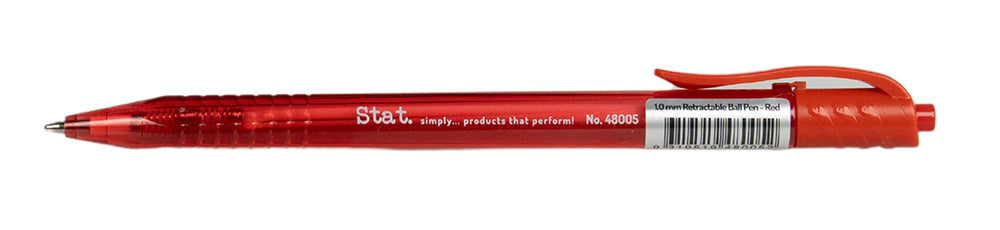 Staedtler Pen 1.0mm Ballpoint Retractable Medium Red Bx12 (Box 12)