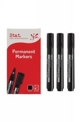 Staedtler Marker Permanent 2.0mm Bullet Nib Black Bx12 (Each)