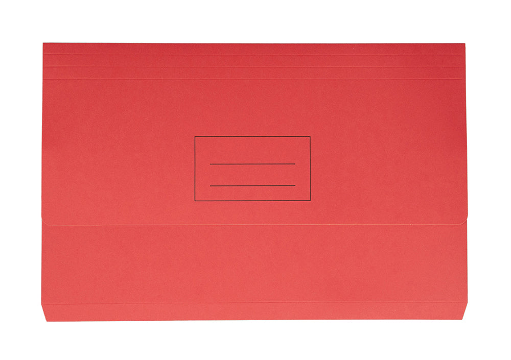 Staedtler Document Wallet Foolscap Board Red (Pack 25)
