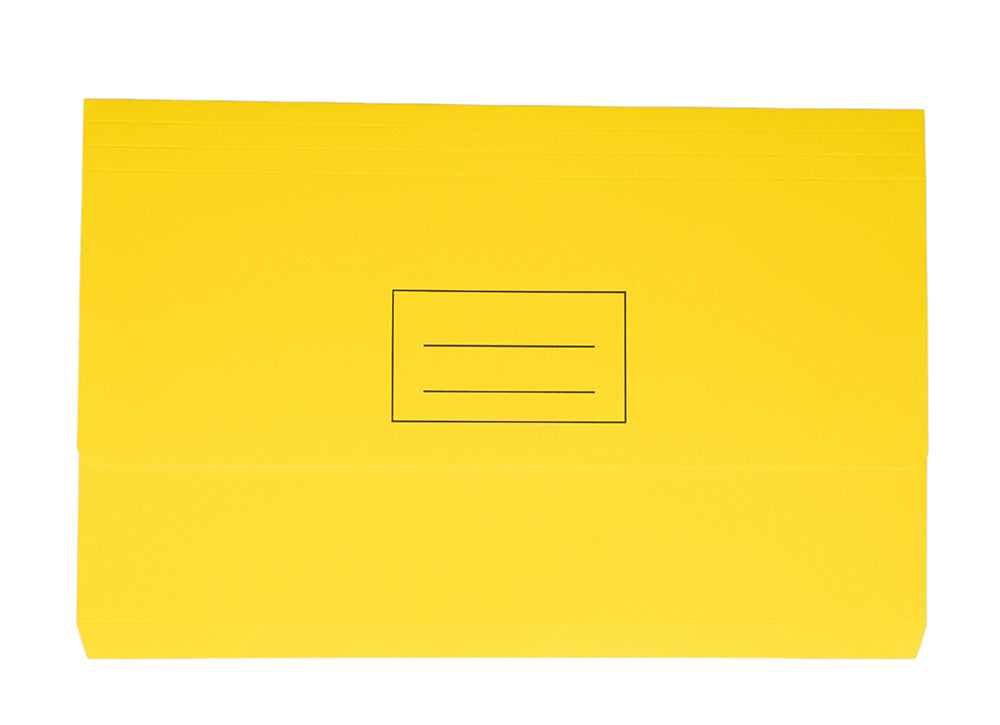 Staedtler Document Wallet Foolscap Board Yellow (Pack 25)