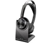 Poly Voyager Focus 2 USB-C-C Headset +USB-C/A Adapter +Charging Stand