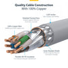 StarTech.com 2m Blue CAT8 Ethernet Cable, Snagless RJ45, 25G/40G, 2000MHz, 100W PoE++, S/FTP, 26AWG Pure Bare Copper Wire, LSZH, Shielded Network Patch Cord w/Strain Reliefs, Fluke Channel Tested