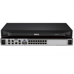 DELL DMPU2016-G01 KVM switch Rack mounting Black, Silver