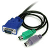 StarTech.com 6 ft 3-in-1 Ultra Thin PS/2 KVM Cable