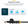 StarTech.com 1.5m Green Slim CAT6 Ethernet Cable, Snagless, 100W PoE, UTP, LSZH, 28AWG Pure Bare Copper Wire, Slim RJ45 Network Patch Cord w/Strain Reliefs, Fluke Tested