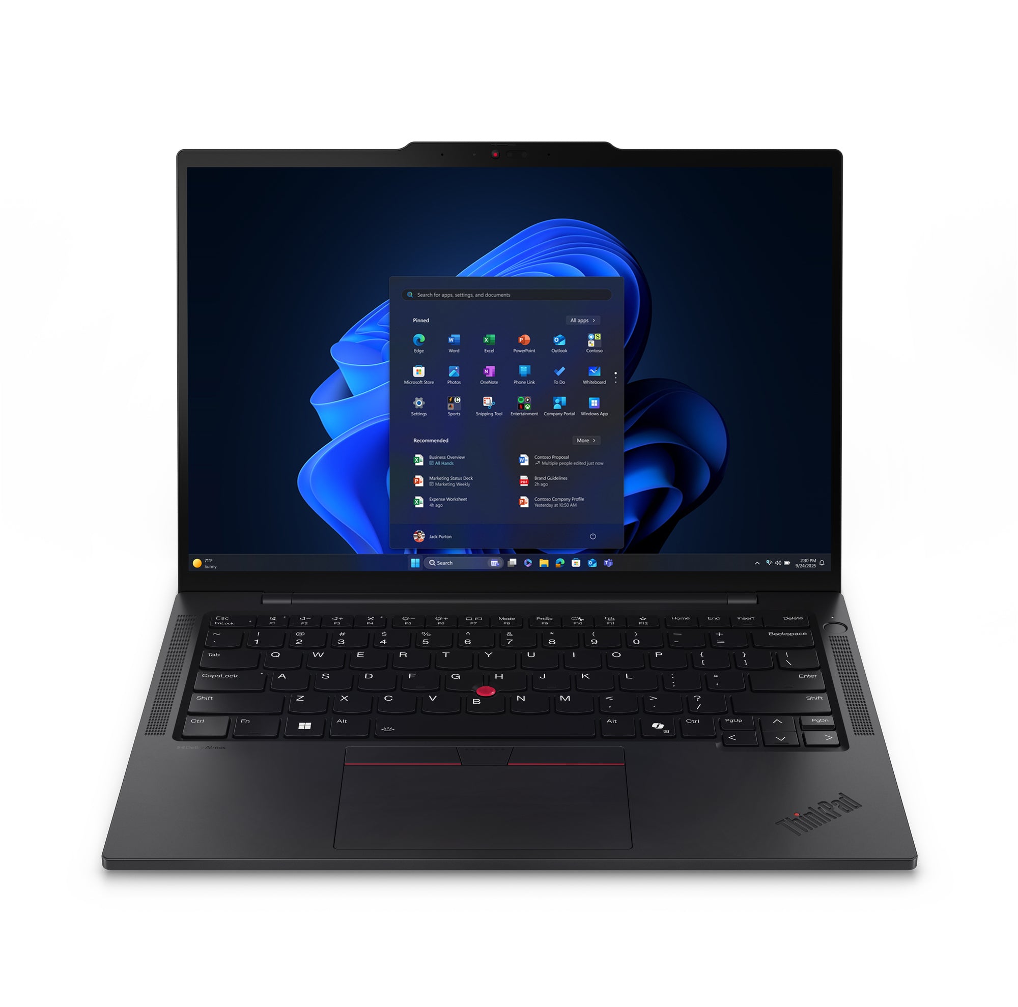 Lenovo ThinkPad T14s Gen 6 (Intel) Intel Core Ultra 5 225U Laptop 35.6 cm (14") WUXGA 16 GB LPDDR5x-SDRAM 512 GB SSD Wi-Fi 6E (802.11ax) Windows 11 Pro English Black