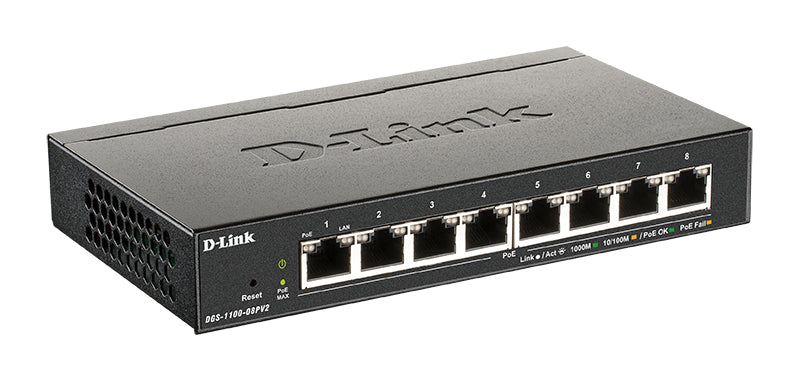 D-LINKDGS-1100-08P PoE Switch